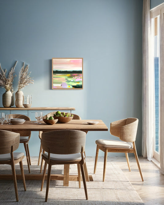 "Magenta Meadow" Original - 16x16