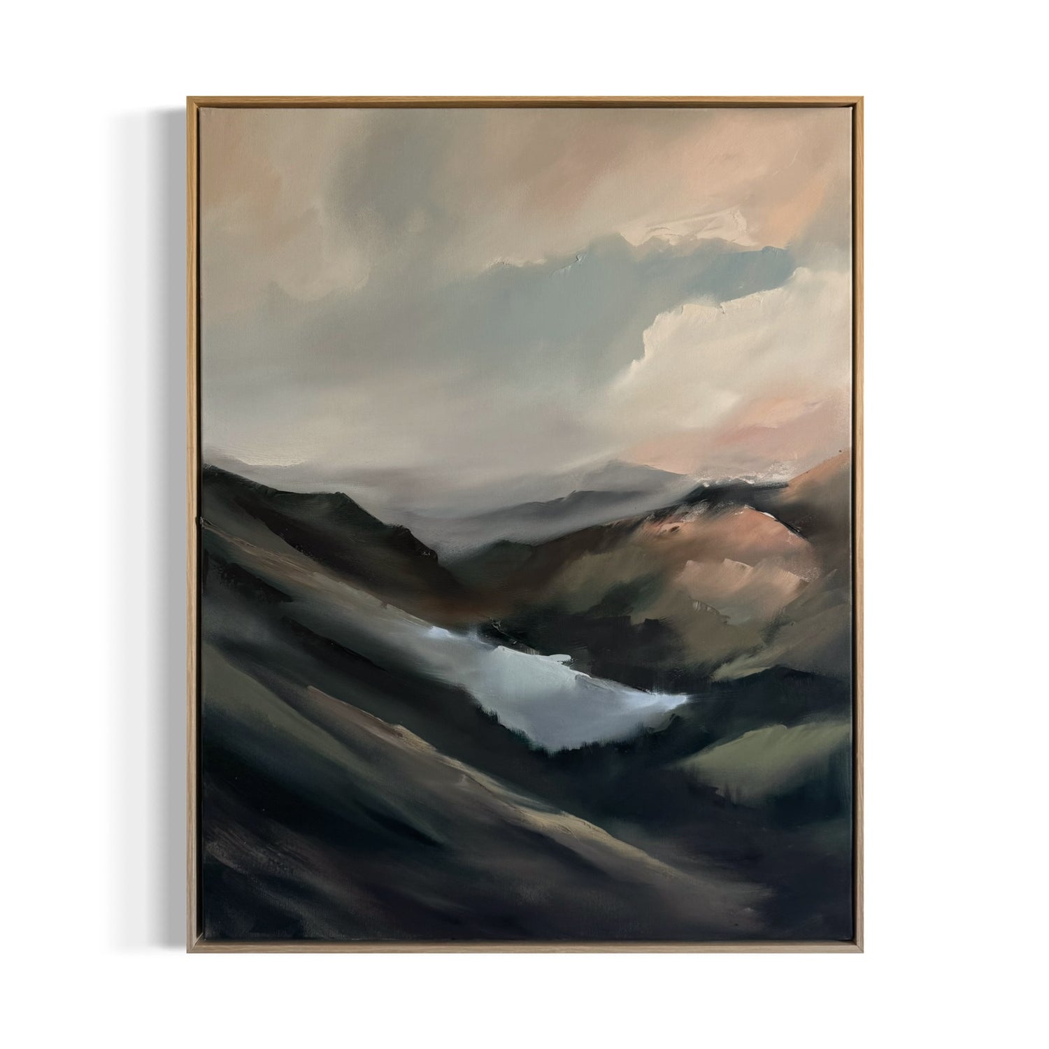 “Blushing Summit" - 22x28"