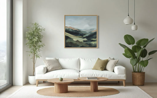 “In the Valley's Embrace” - 36x36"