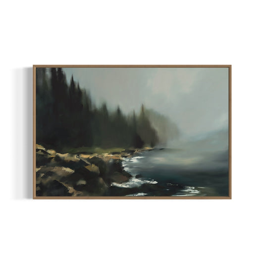 "Obsidian Tides"- Art Print