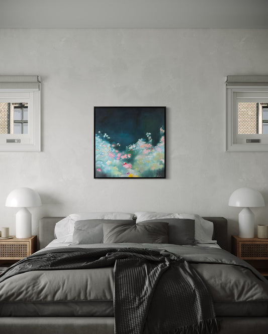 "Midnight Serenade" - 30x30"