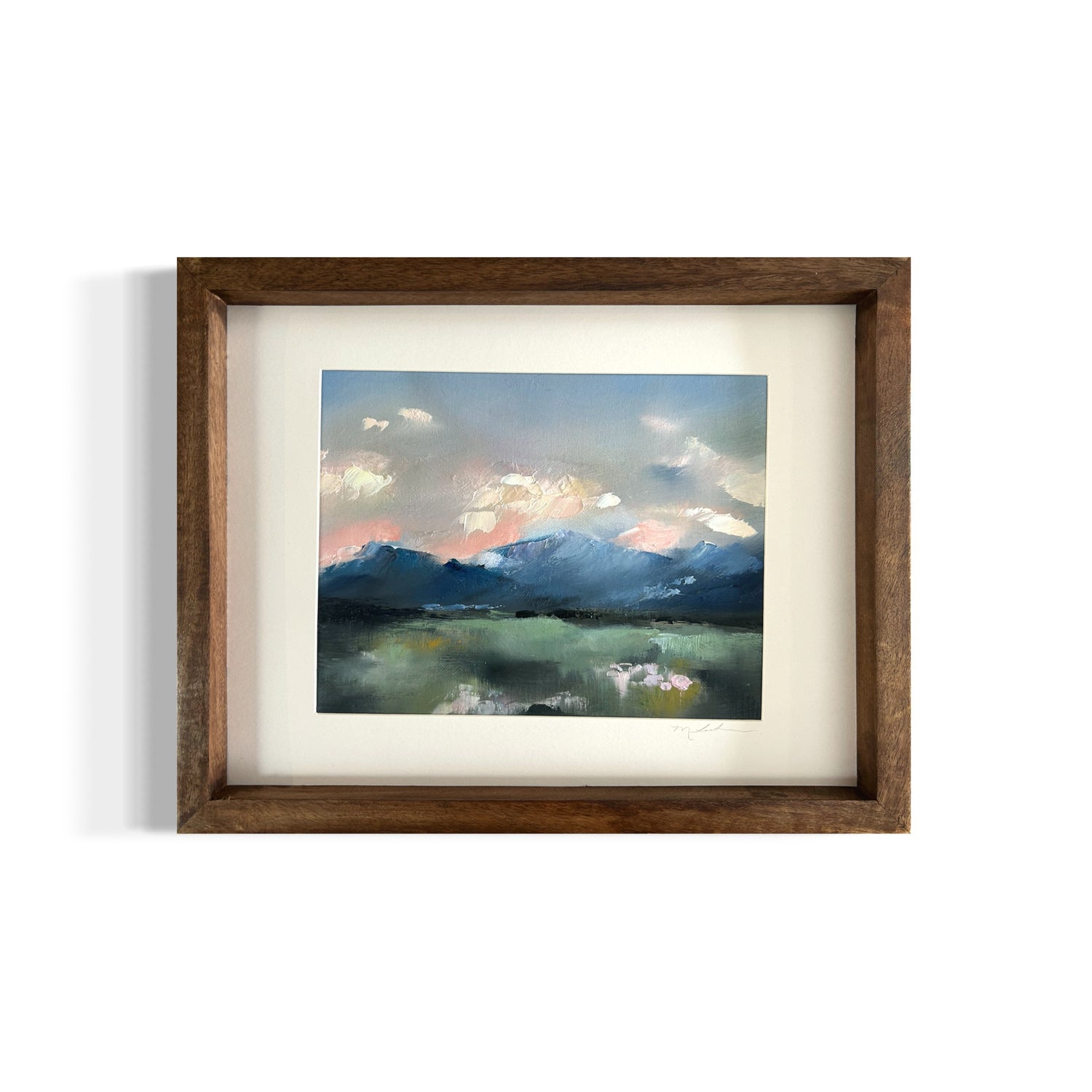 "Mountain Embrace" - 12x15