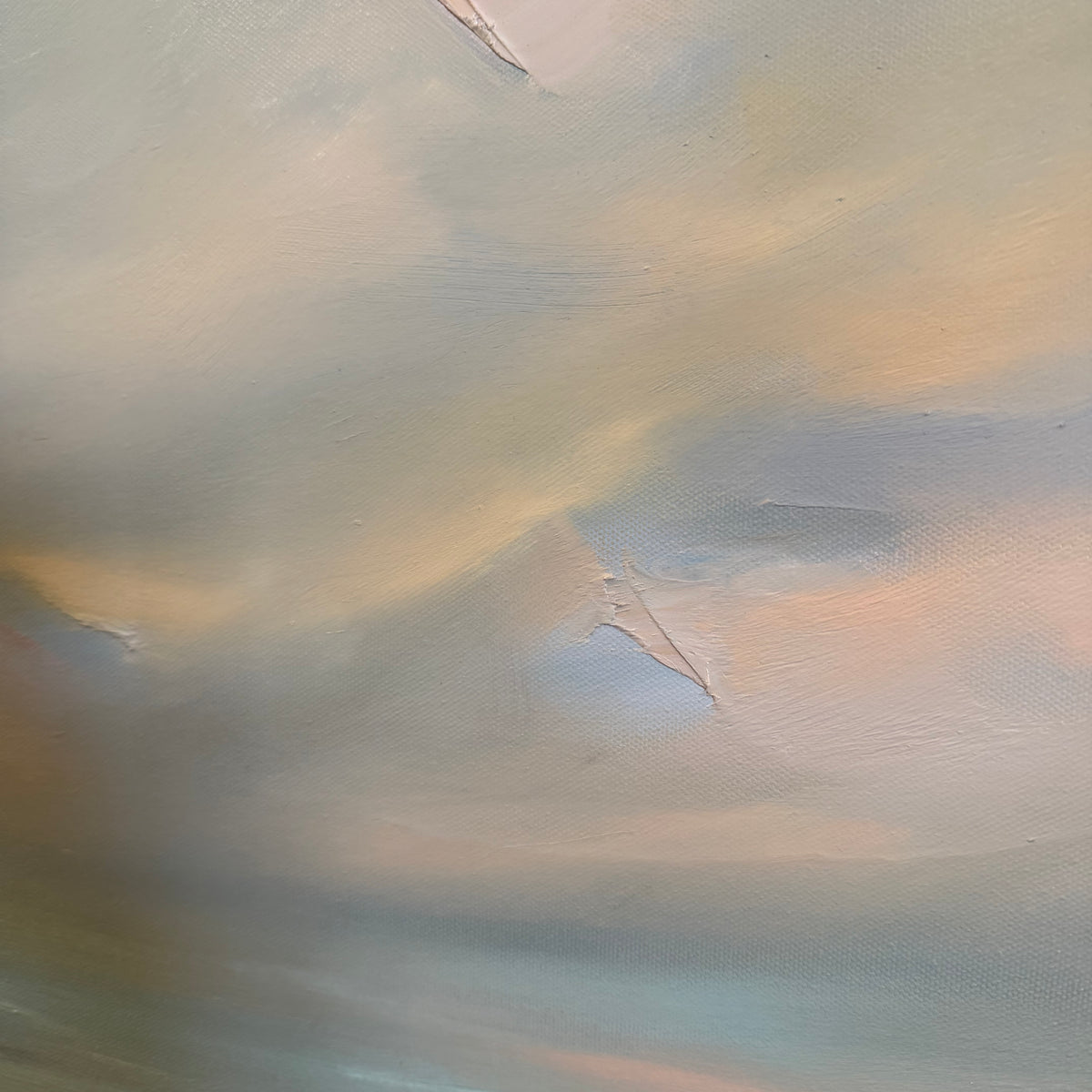 "Blush Over Still Water" - 22x28"