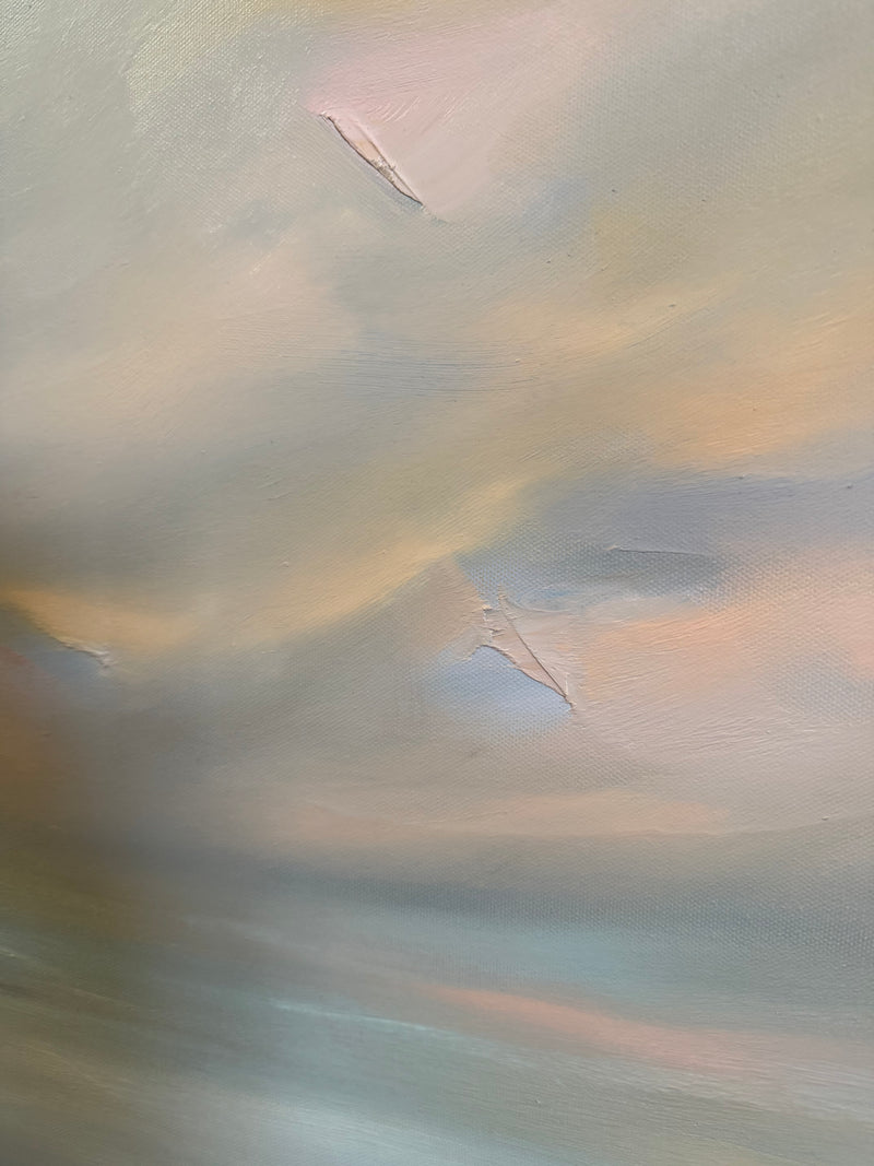 "Blush Over Still Water" - 22x28"