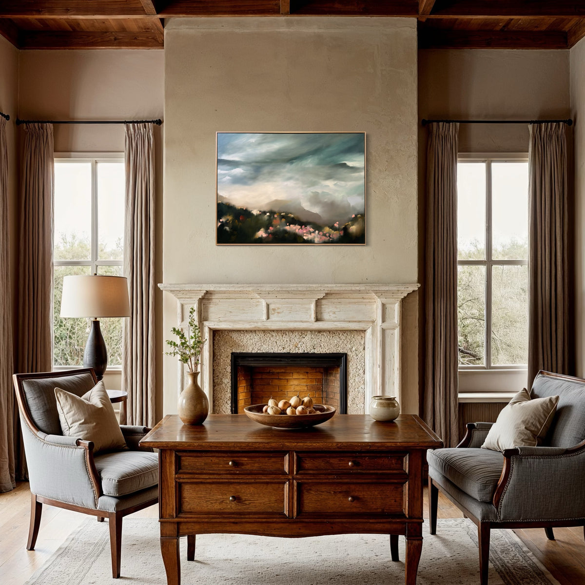 “Blossoms on the Coast - 40x30"