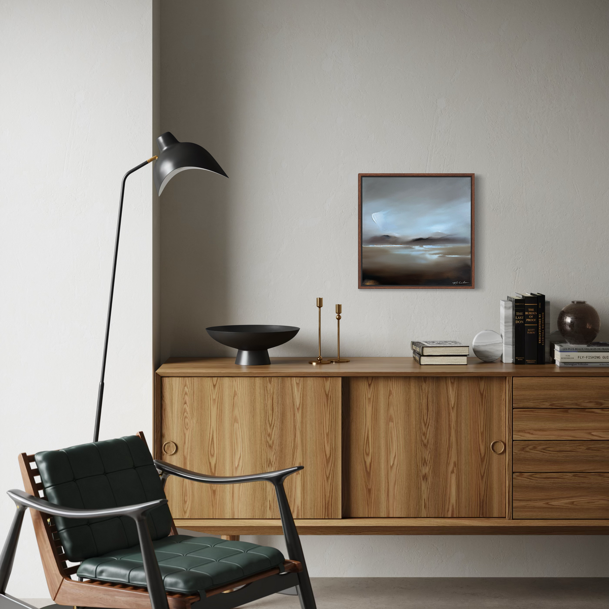 "Periwinkle Days" - 16x16"