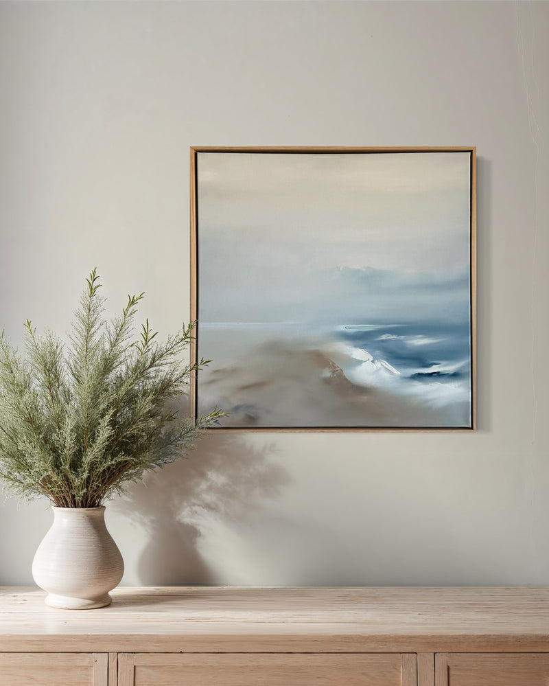 “Where the Sea Breaks" - 20x20"