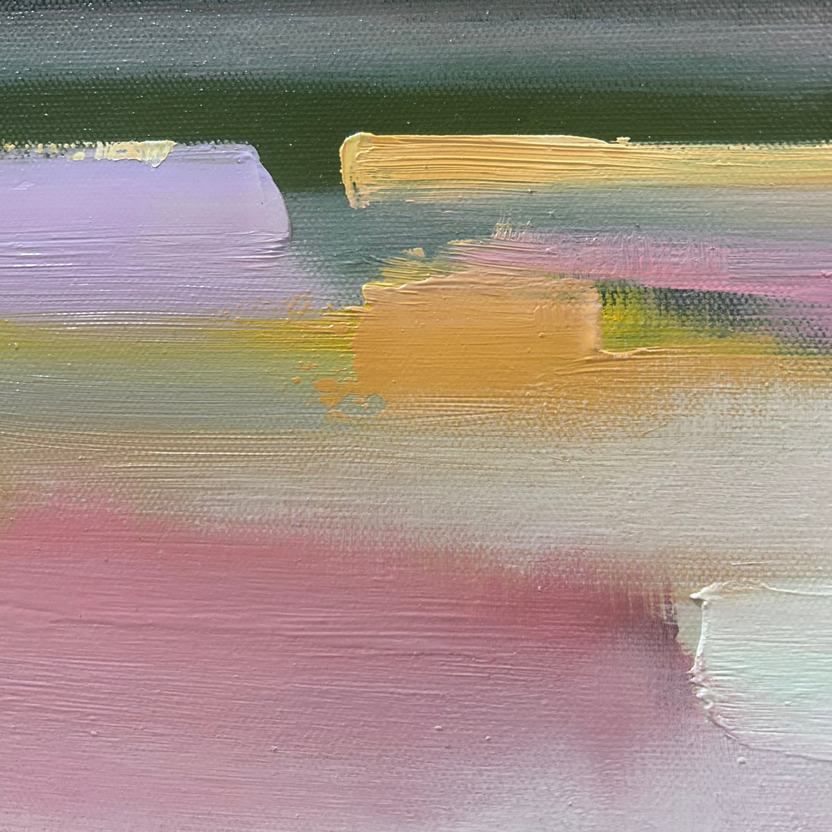 "Sunlit Petals" - 16x16
