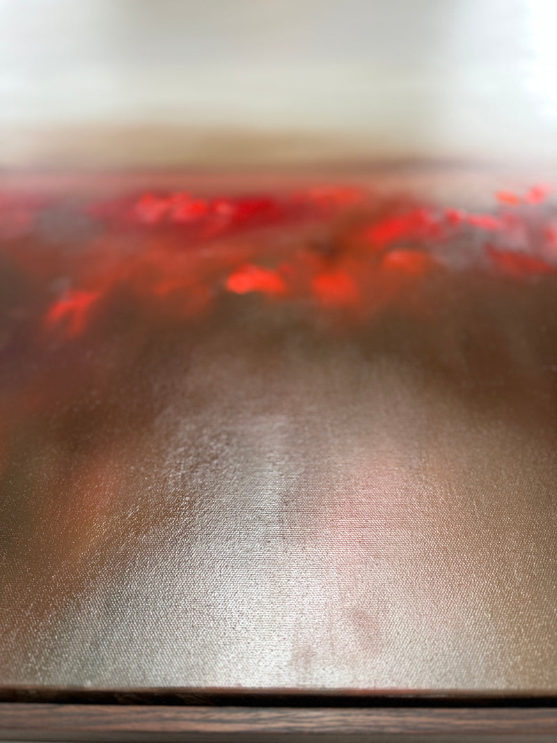 “While You Were Blooming” - 36x36"