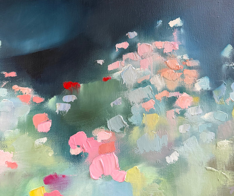 "Moonlight Wildflower" - 16x12"