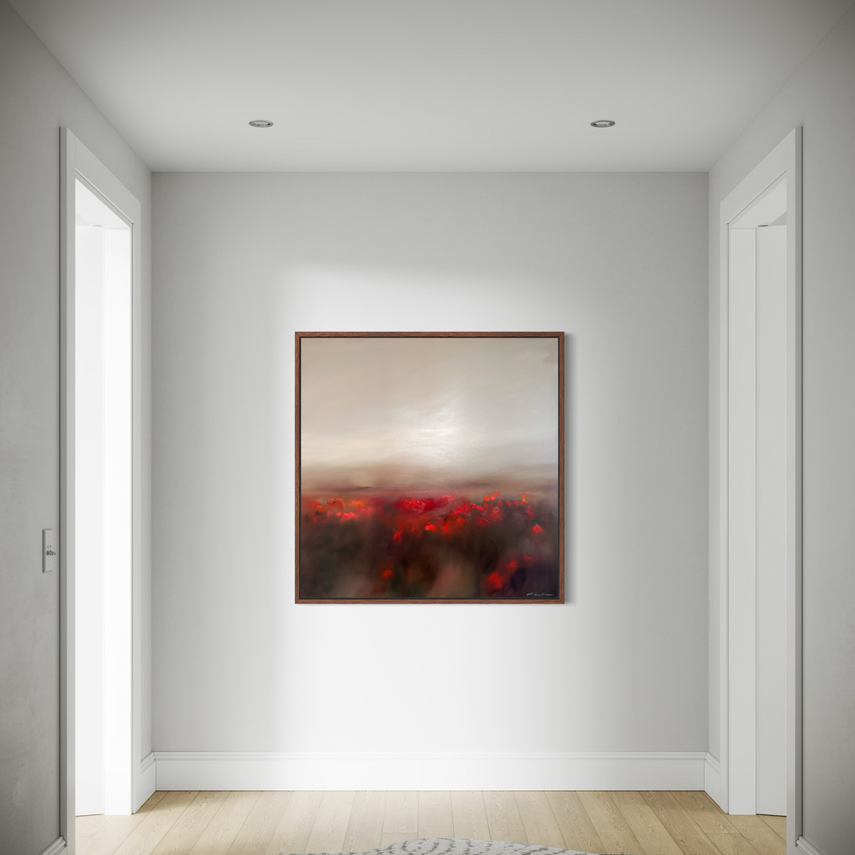 “While You Were Blooming” - 36x36"