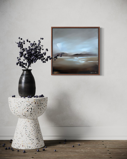 "Periwinkle Days" - 16x16"