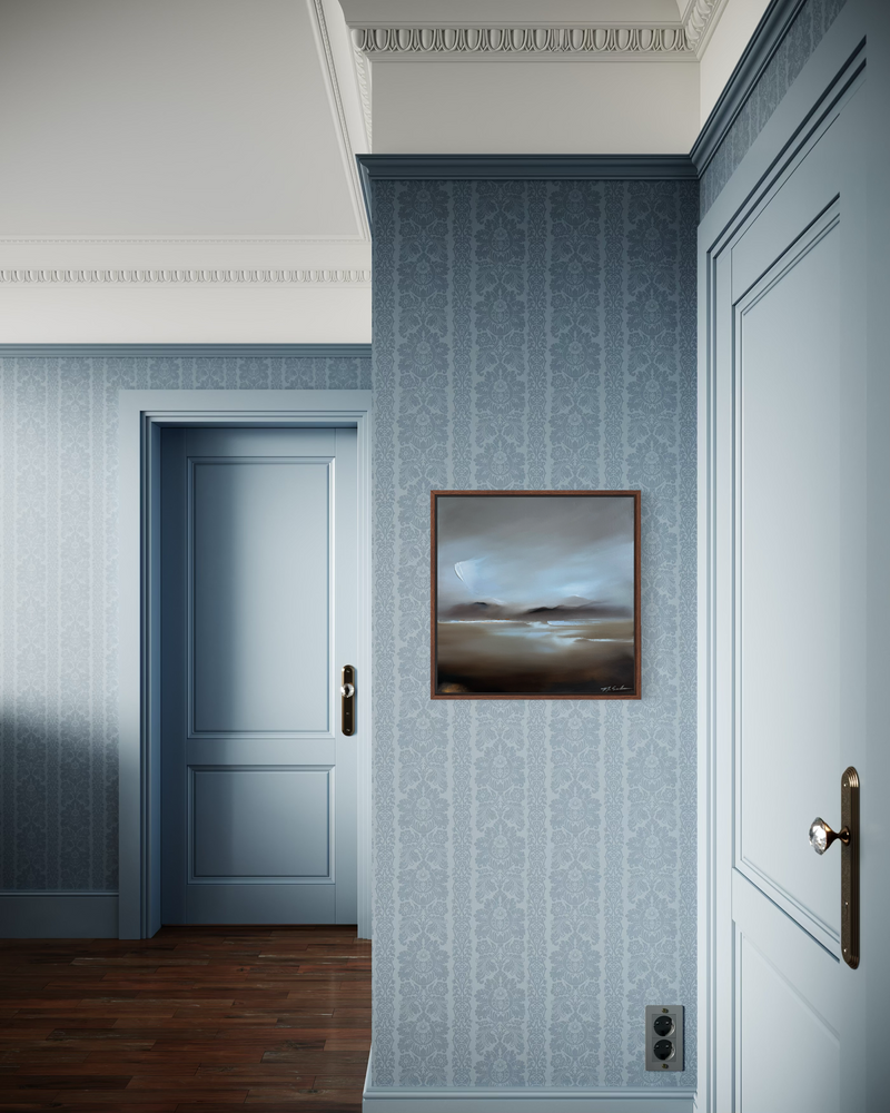 "Periwinkle Days" - 16x16"