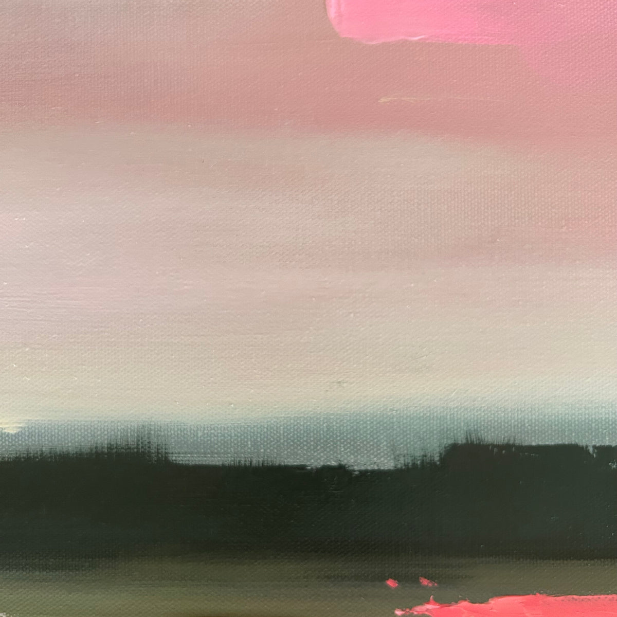 "Magenta Meadow" Original - 16x16
