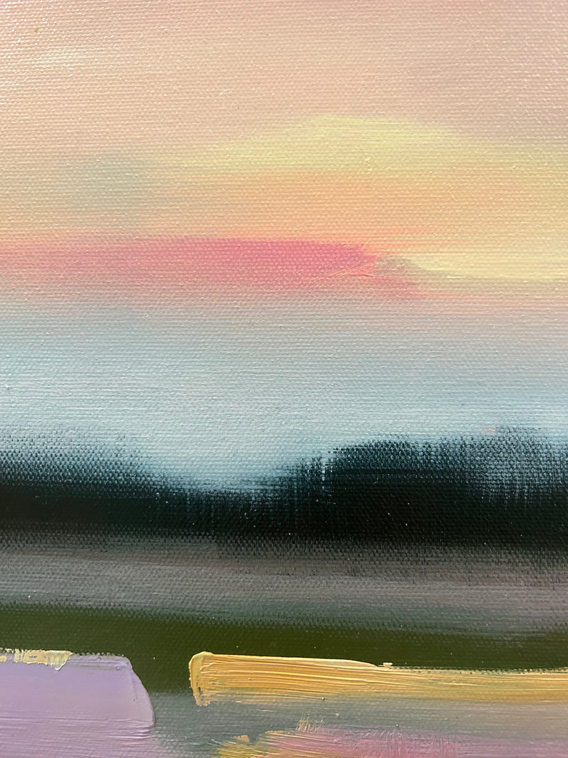 "Sunlit Petals" - 16x16