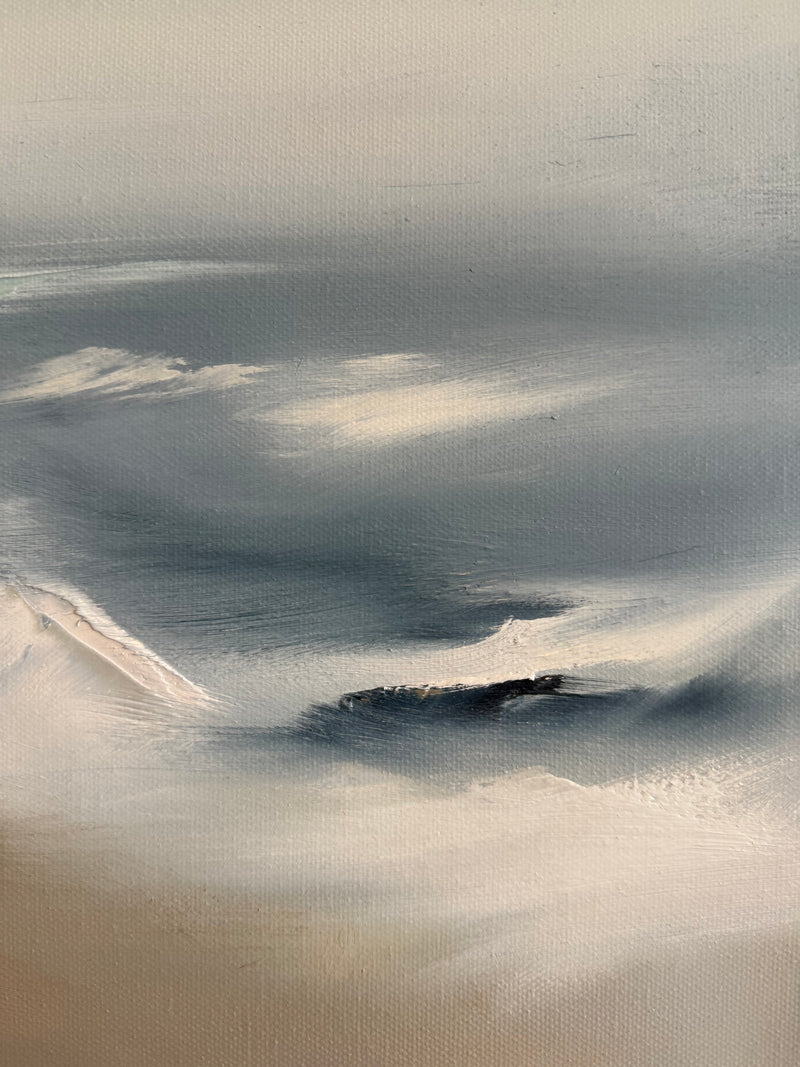 “Where the Sea Breaks" - 20x20"