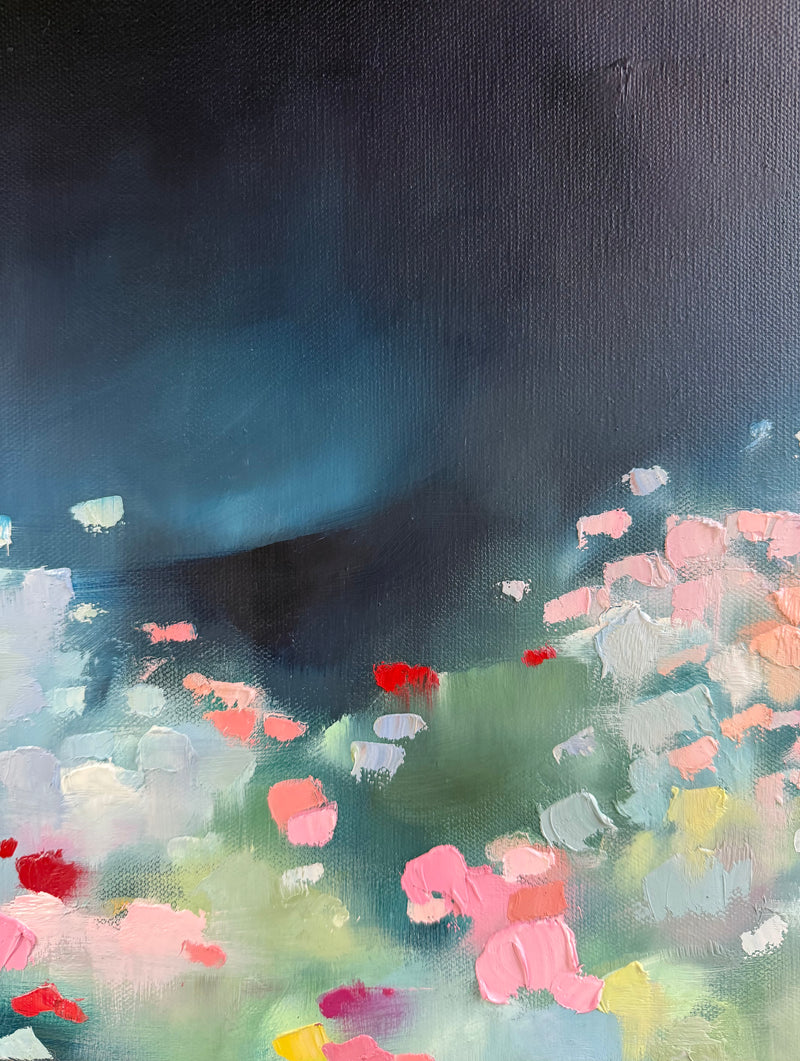 "Moonlight Wildflower" - 16x12"