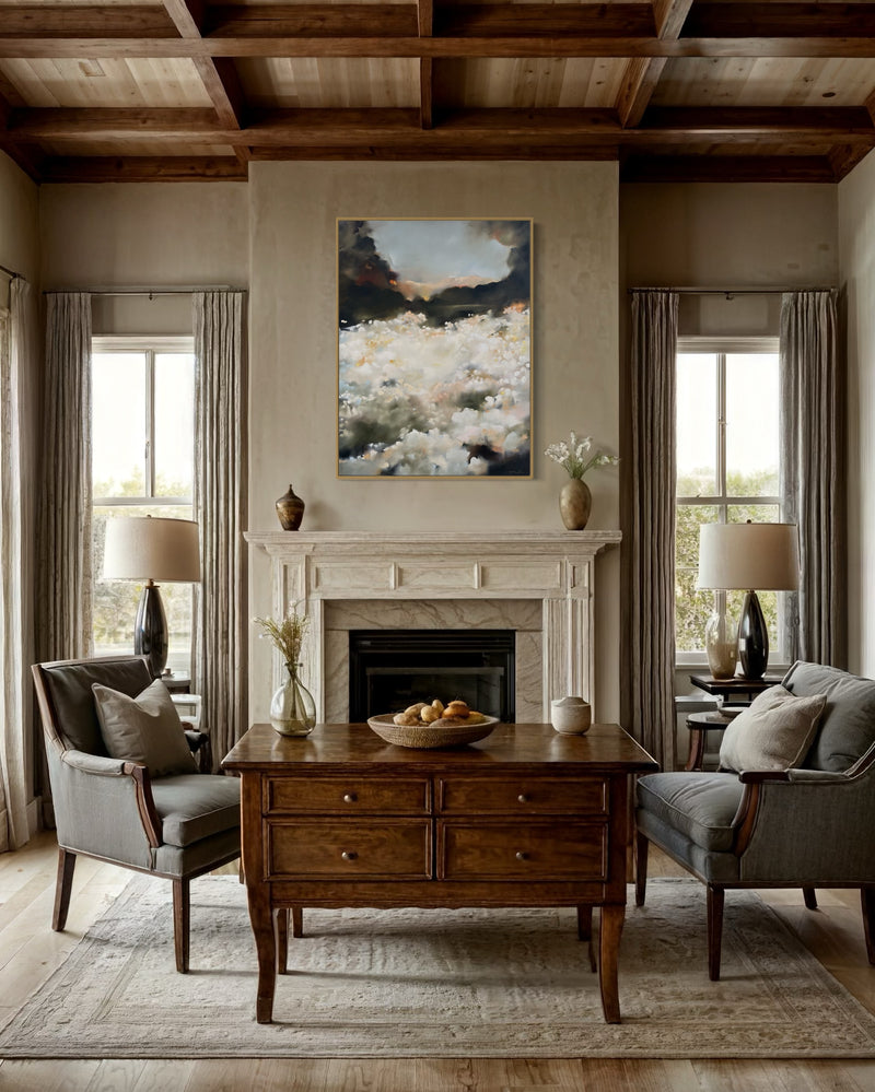 "Ivory Dawn" - 36x48"