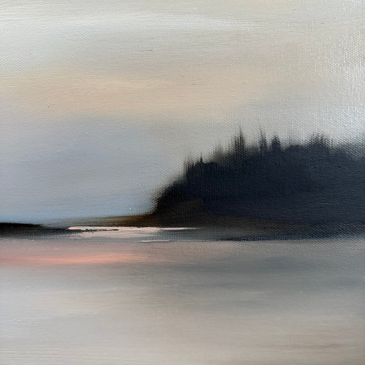 "Blush Over Still Water" - 22x28"
