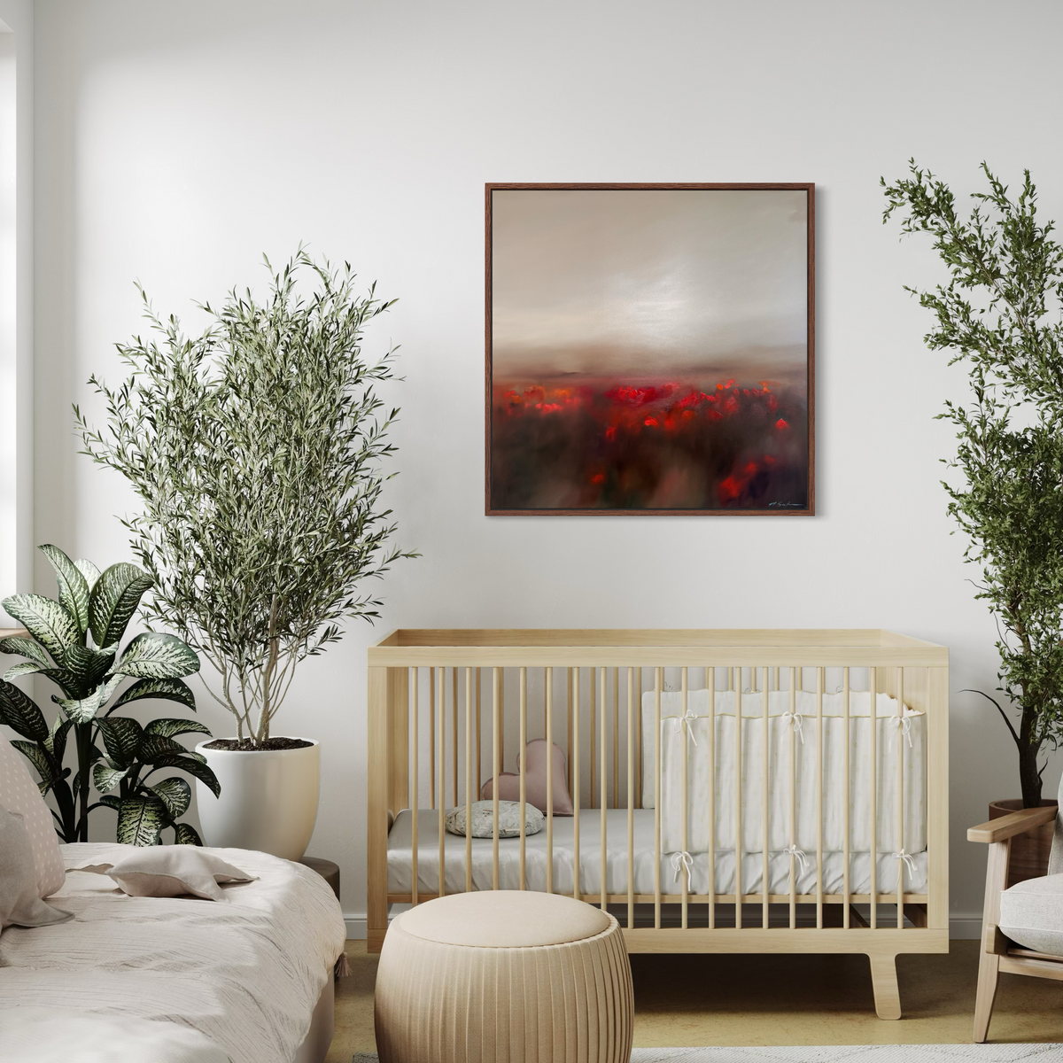 “While You Were Blooming” - 36x36"