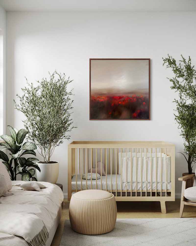 “While You Were Blooming” - 36x36"