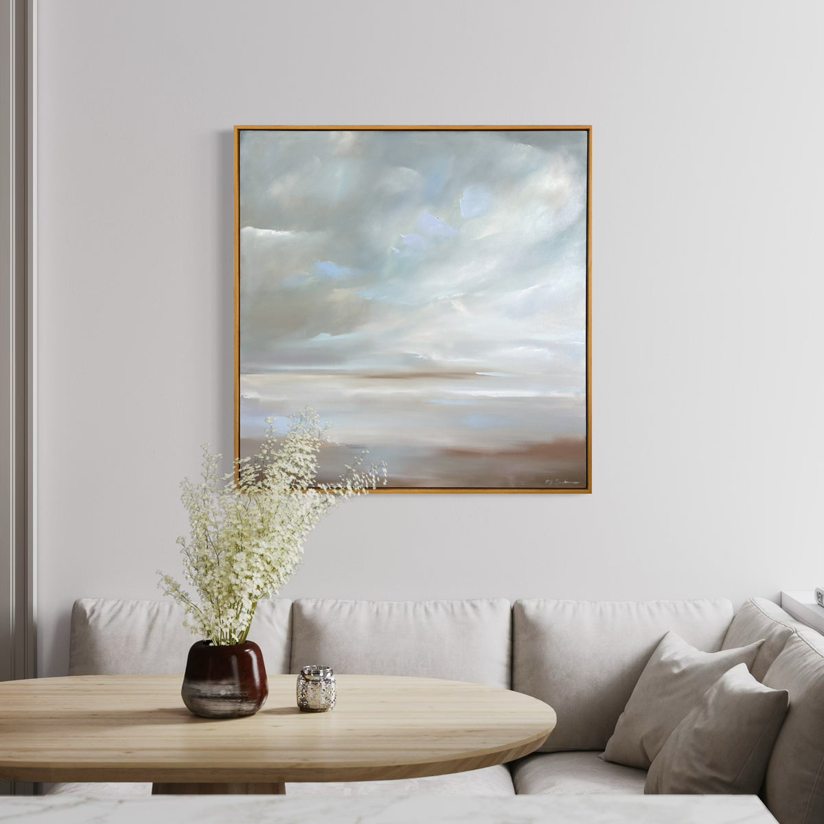 "Where the Sand Meets the Sea" - 36x36