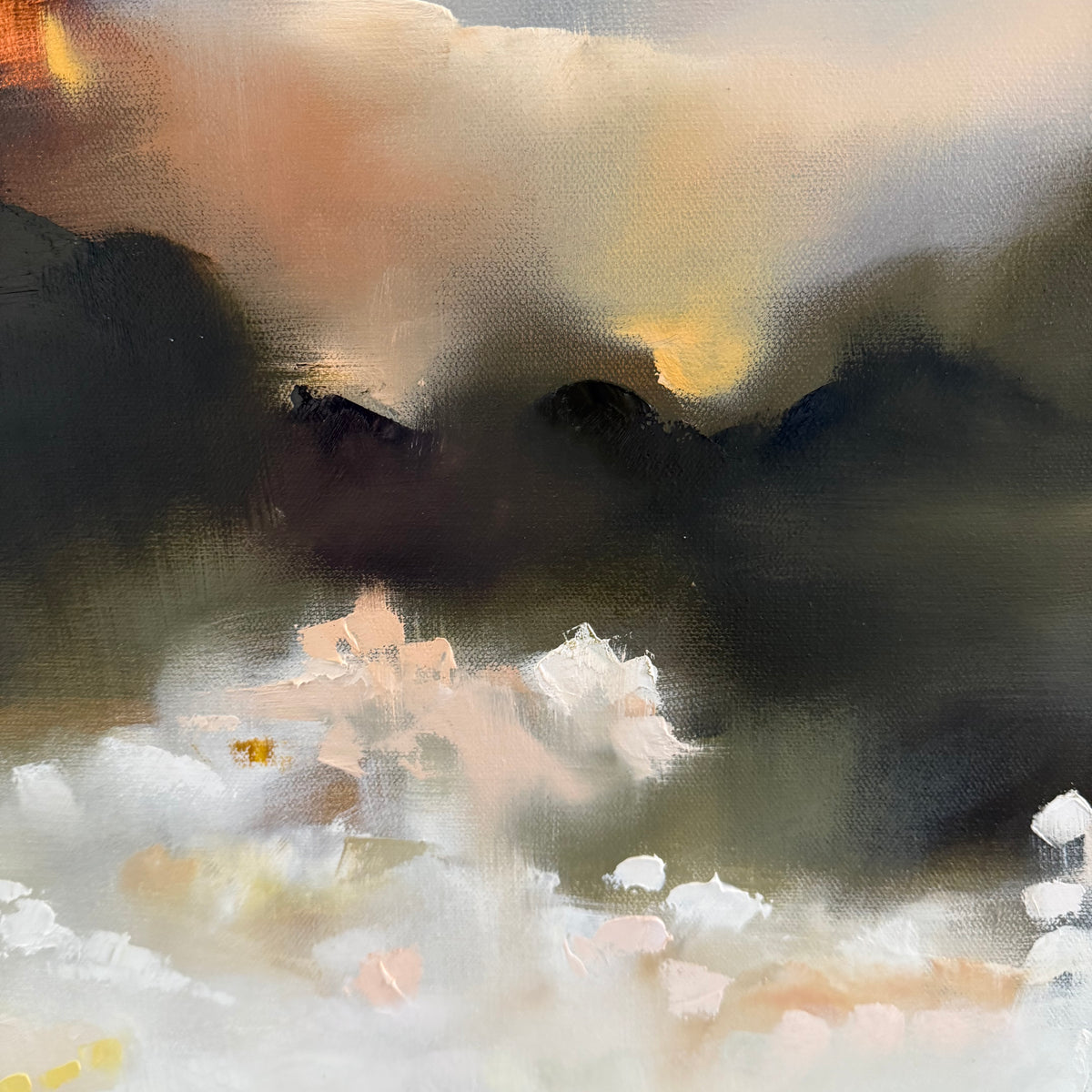"Ivory Dawn" - 36x48"