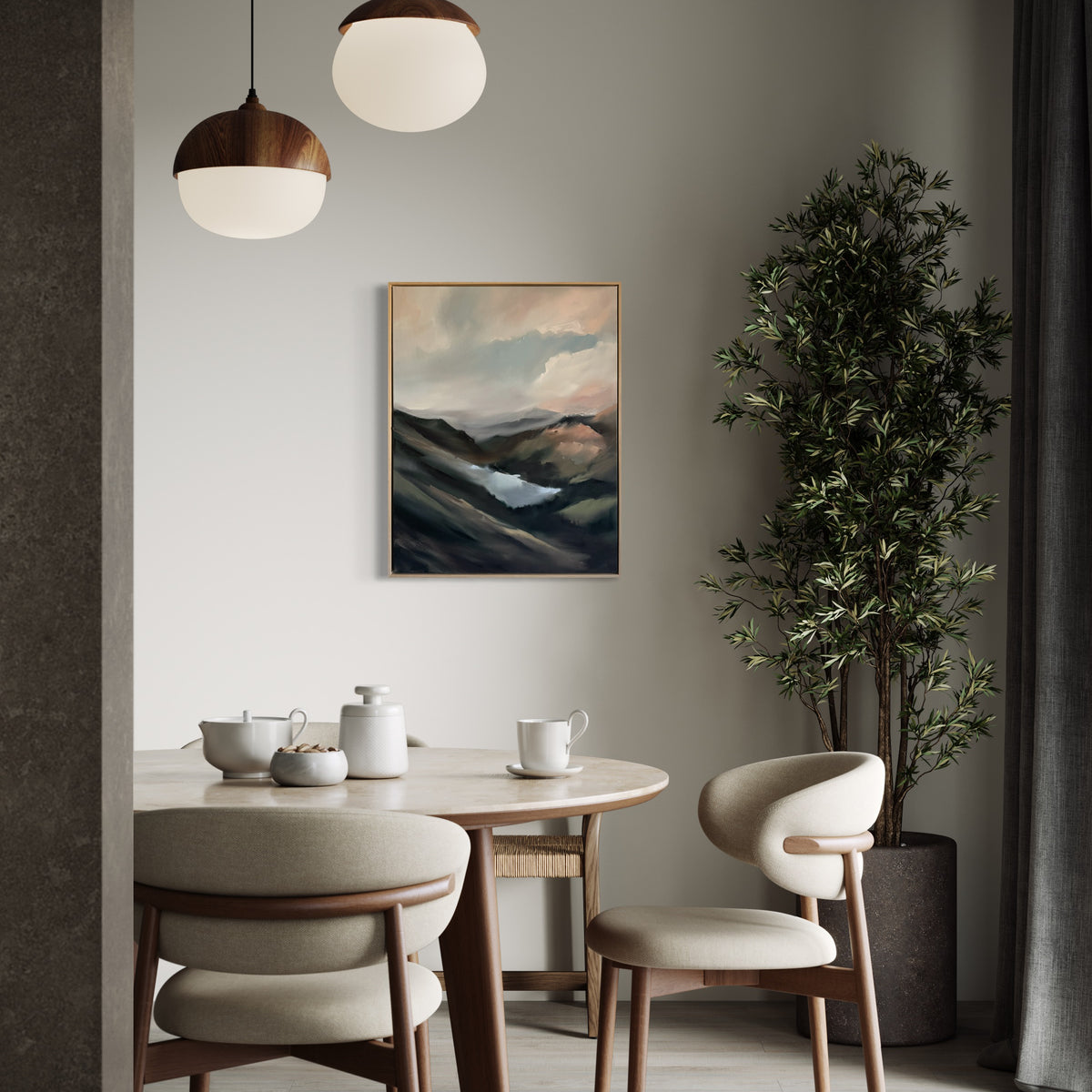 “Blushing Summit" - 22x28"