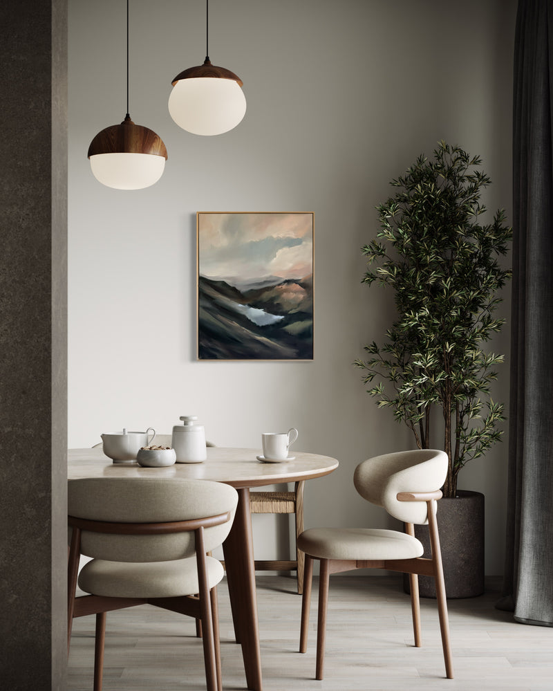 “Blushing Summit" - 22x28"