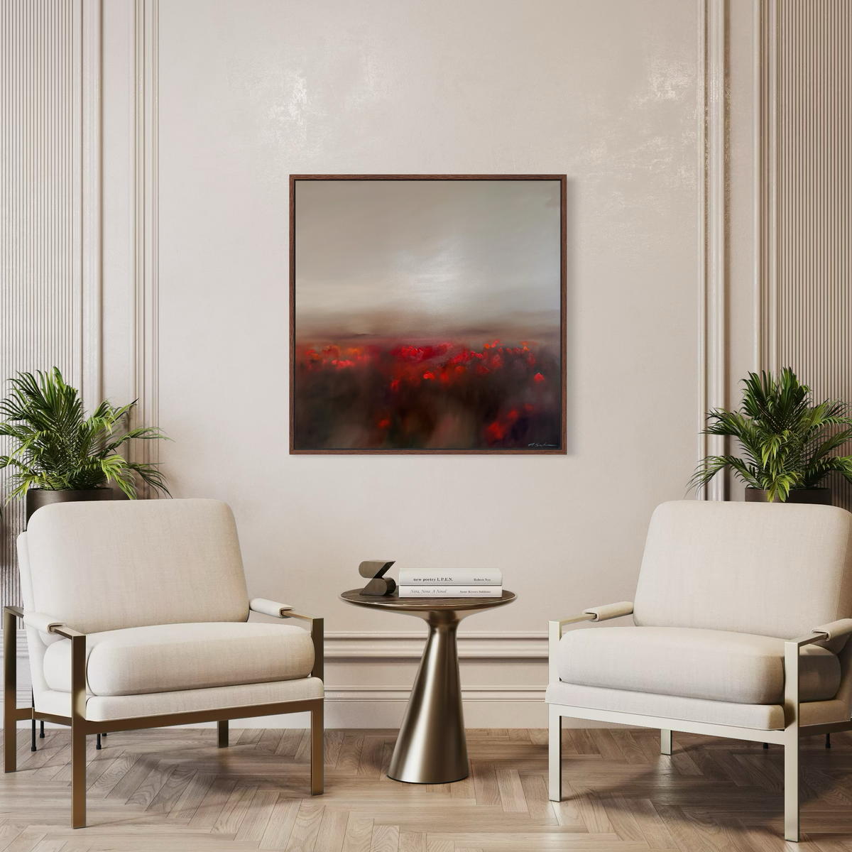 “While You Were Blooming” - 36x36"