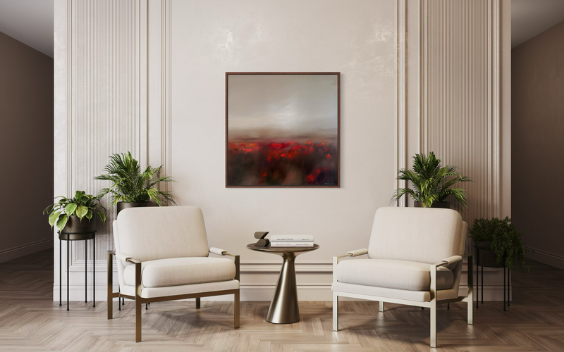 “While You Were Blooming” - 36x36"