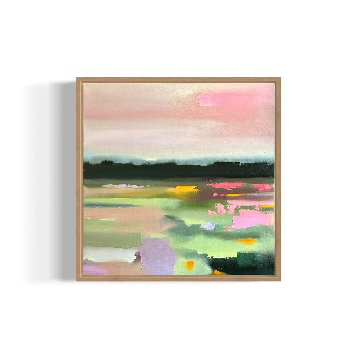 "Magenta Meadow" Original - 16x16