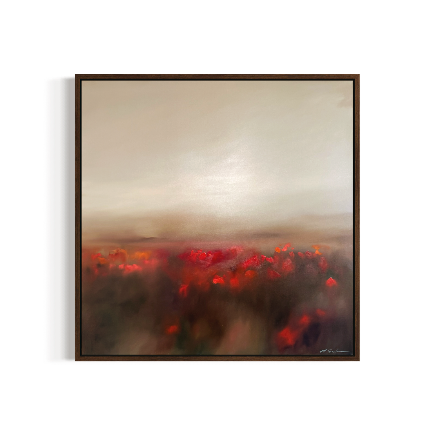 “While You Were Blooming” - 36x36"
