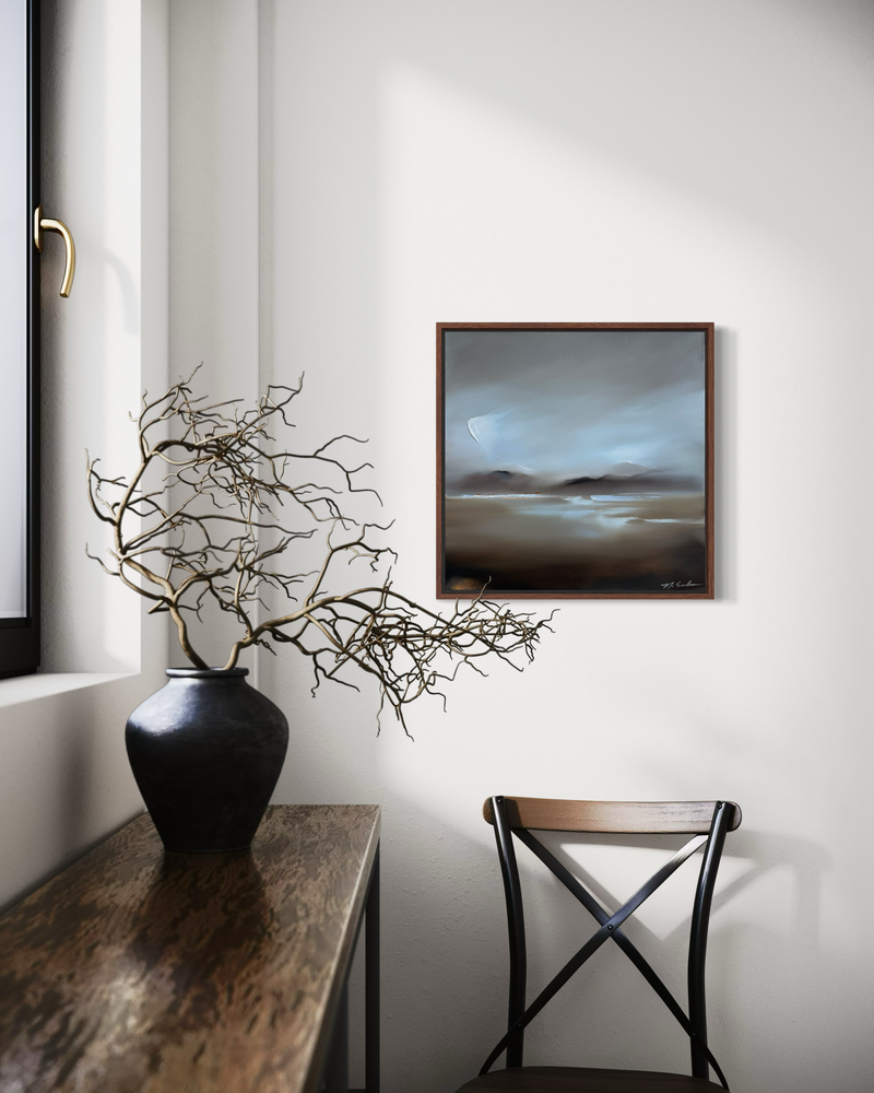 "Periwinkle Days" - 16x16"