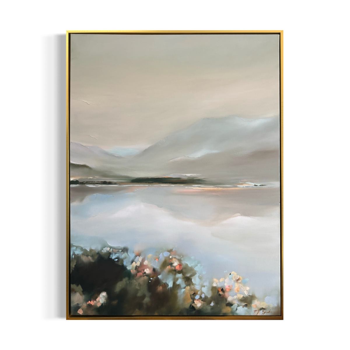 “Petals and Peaks” - 40x30"