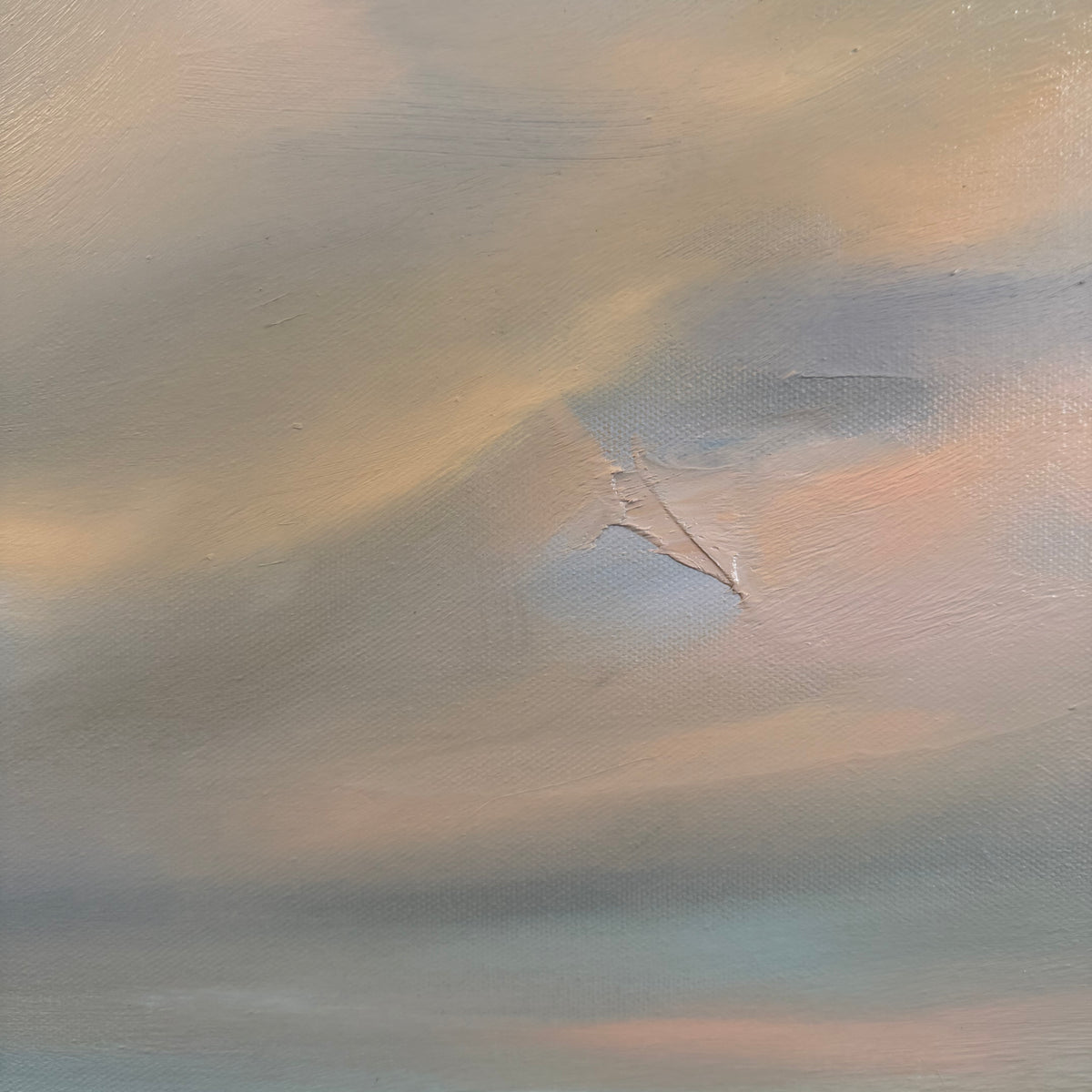 "Blush Over Still Water" - 22x28"
