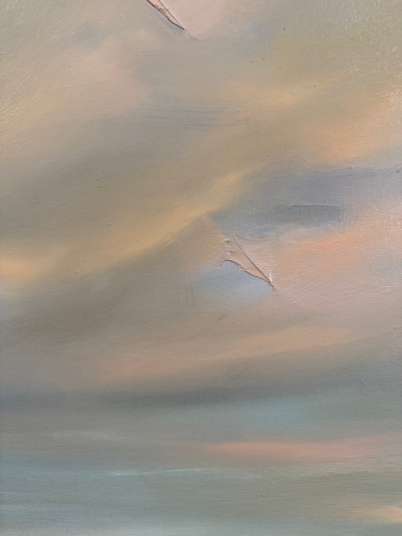 "Blush Over Still Water" - 22x28"