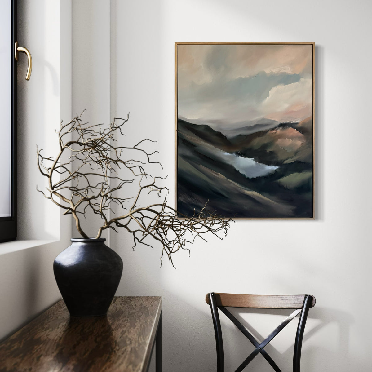 “Blushing Summit" - 22x28"