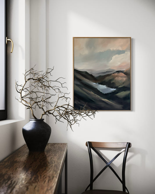 “Blushing Summit" - 22x28"