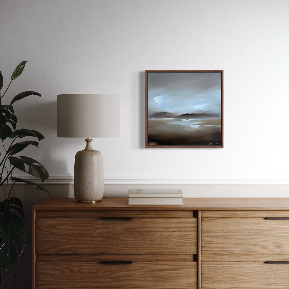 "Periwinkle Days" - 16x16"