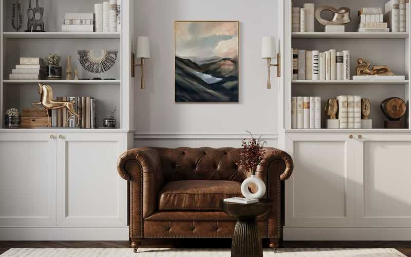 “Blushing Summit" - 22x28"