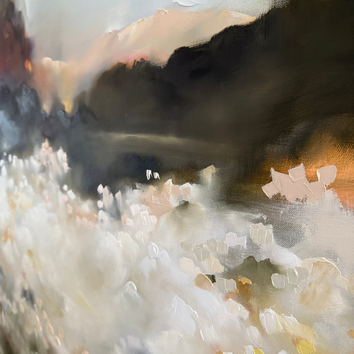 "Ivory Dawn" - 36x48"