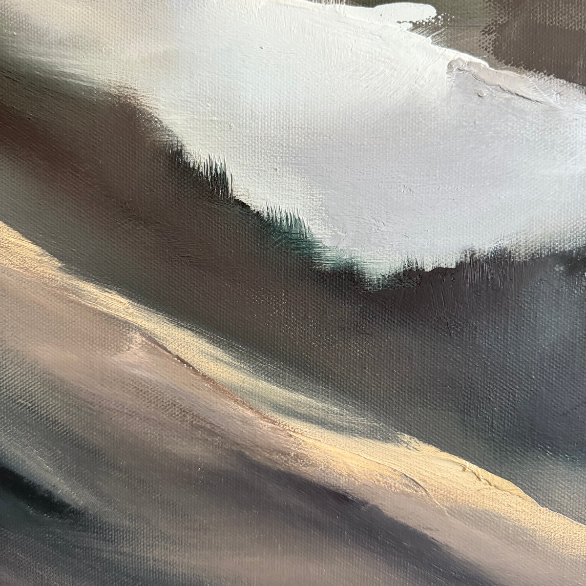 “Blushing Summit" - 22x28"