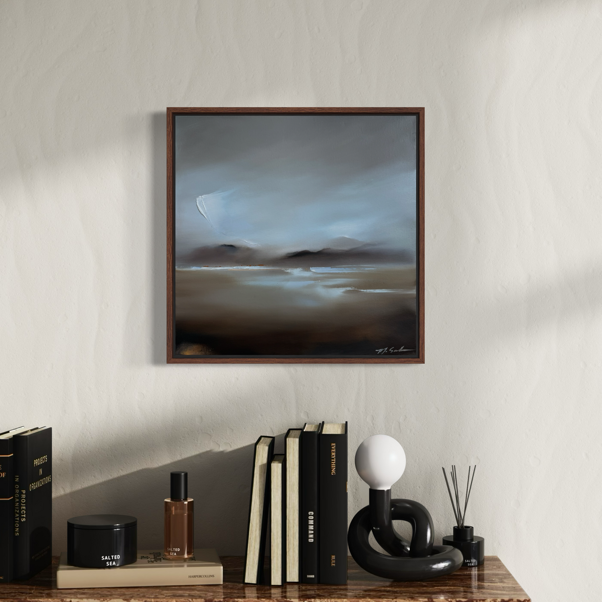 "Periwinkle Days" - 16x16"