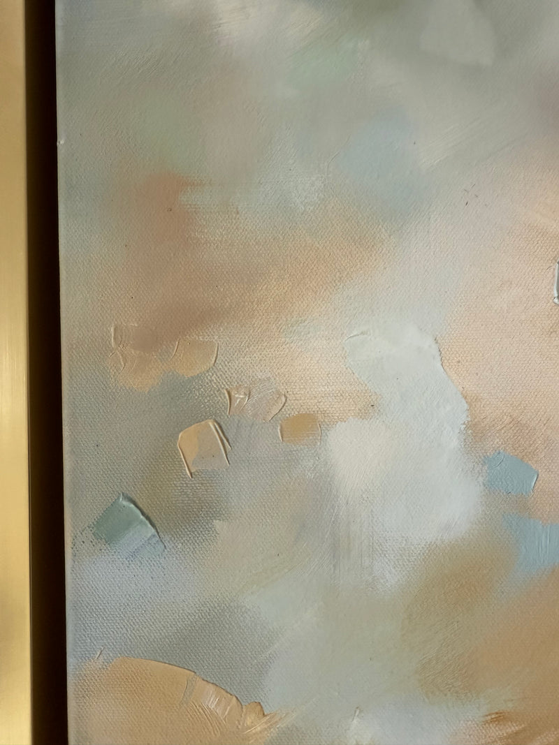 "Powder Blue Bouquet" - 22x28"