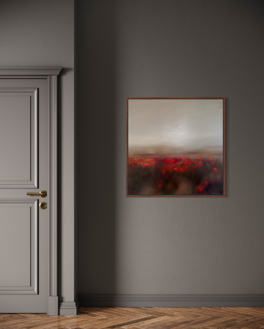 “While You Were Blooming” - 36x36"