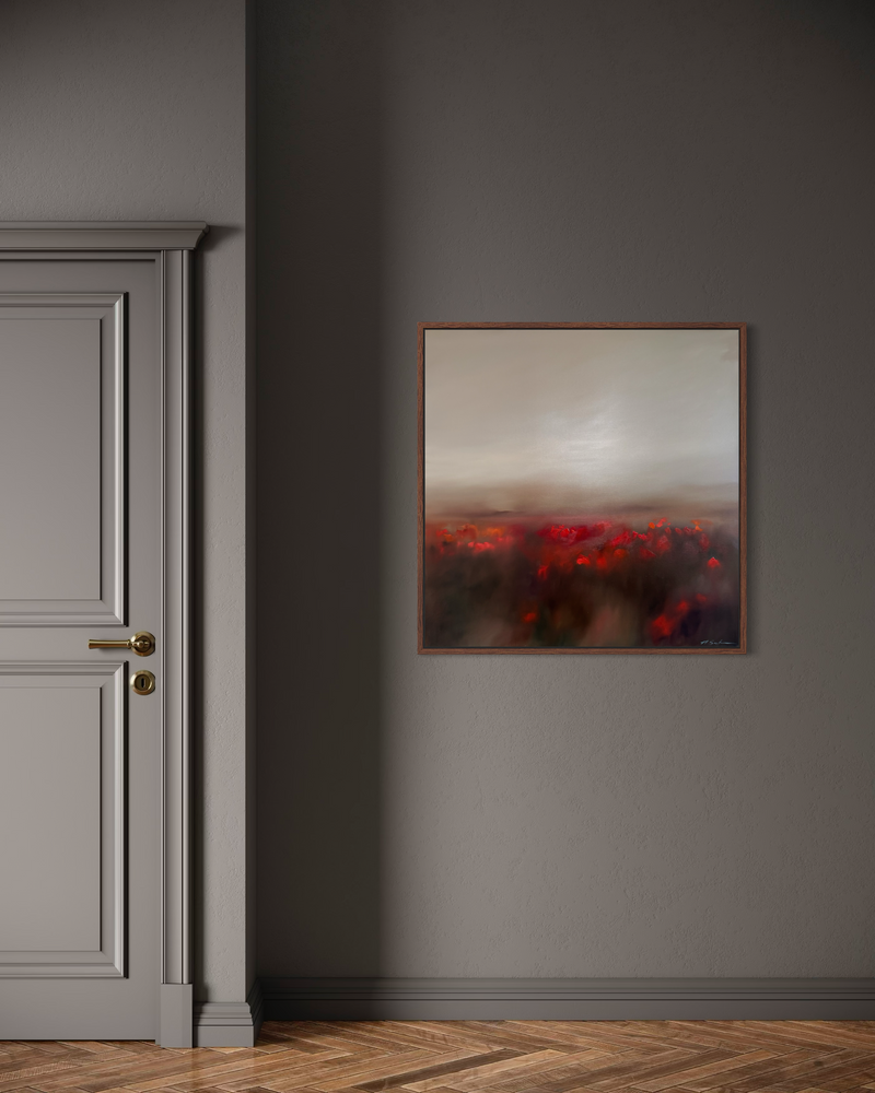 “While You Were Blooming” - 36x36"