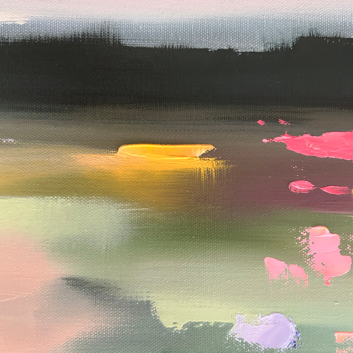 "Magenta Meadow" Original - 16x16
