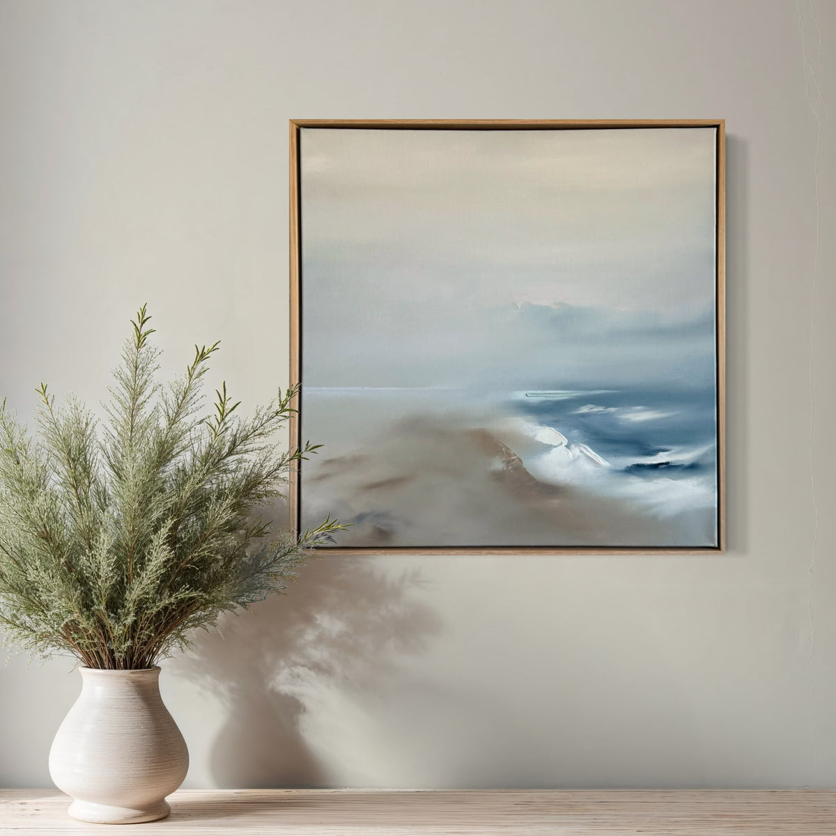 “Where the Sea Breaks" - 20x20"