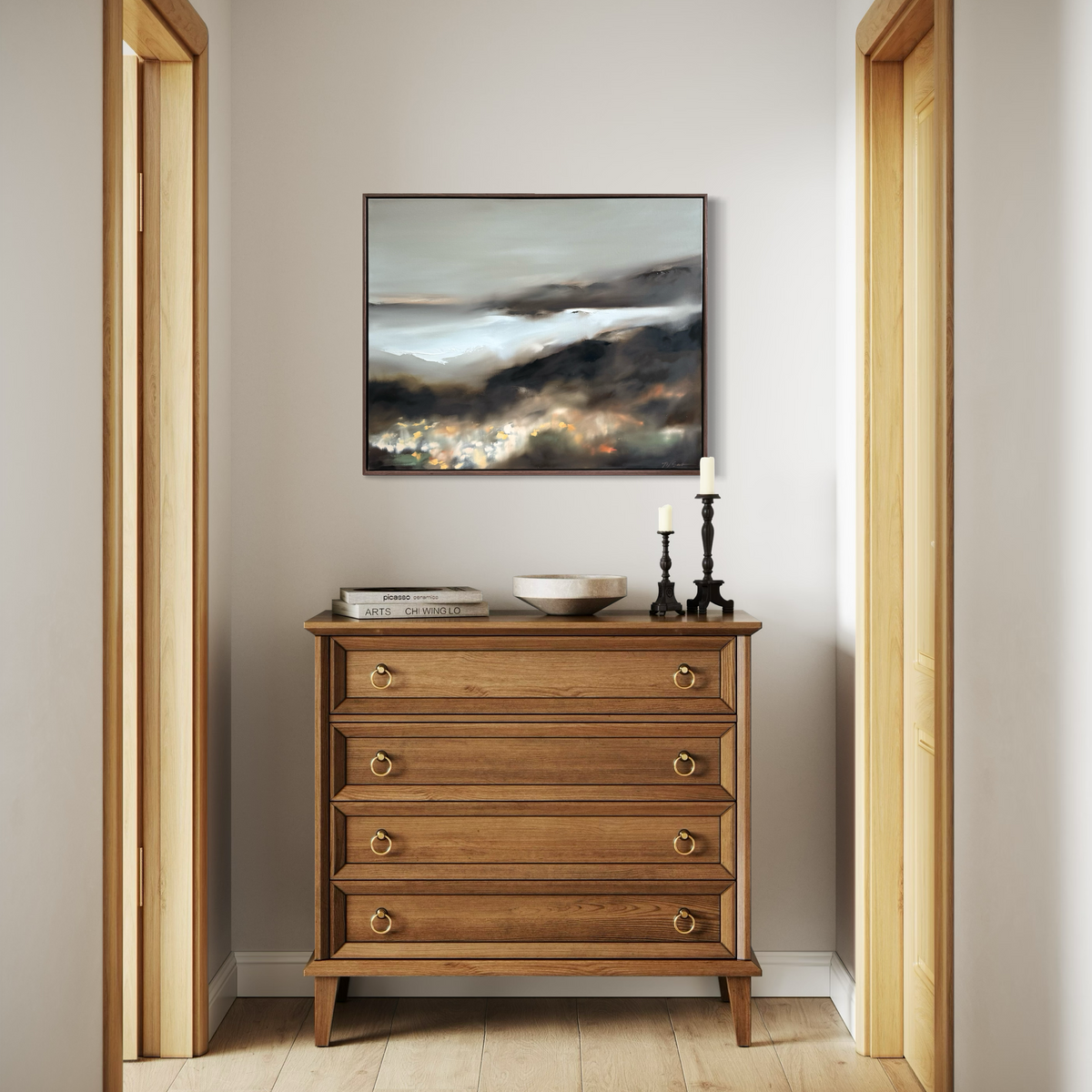 “Saltwater and Petals" - 30x24"